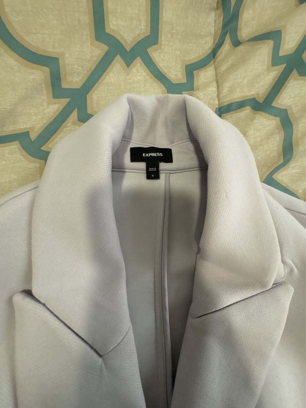 Express Lilac Scuba Blazer Jacket Size S